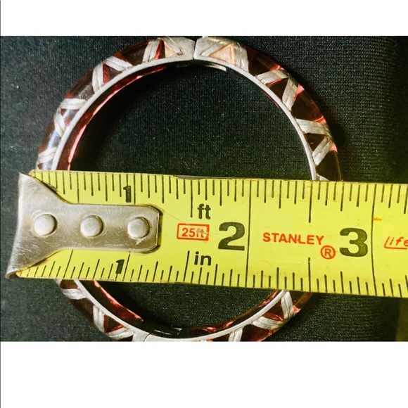 SOLD!!!Angelique De Paris Bamboo 925 Bangle Bracel - Picture 10 of 12